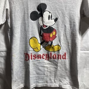 Vintage Disney Designs Disneyland Youth Shirt 14-16 Gray with Mickey Mouse